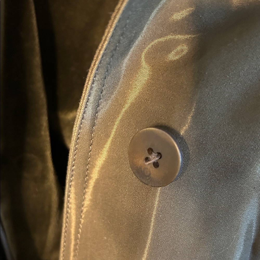 Ron Leal Chic Olive Belted Trench Coat - Picture 9 of 14